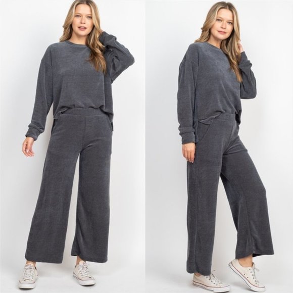 ultra soft gray 2 piece set - Picture 6 of 8